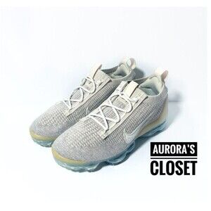 Nike 8.5 Vapor Max Sneakers FlyKnit 2021 Oatmeal DC9454-101